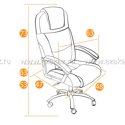 Кресло офисное TetChair «Бергамо» (Bergamo) фото 13 Кресло офисное TetChair «Бергамо» (Bergamo) фото 13